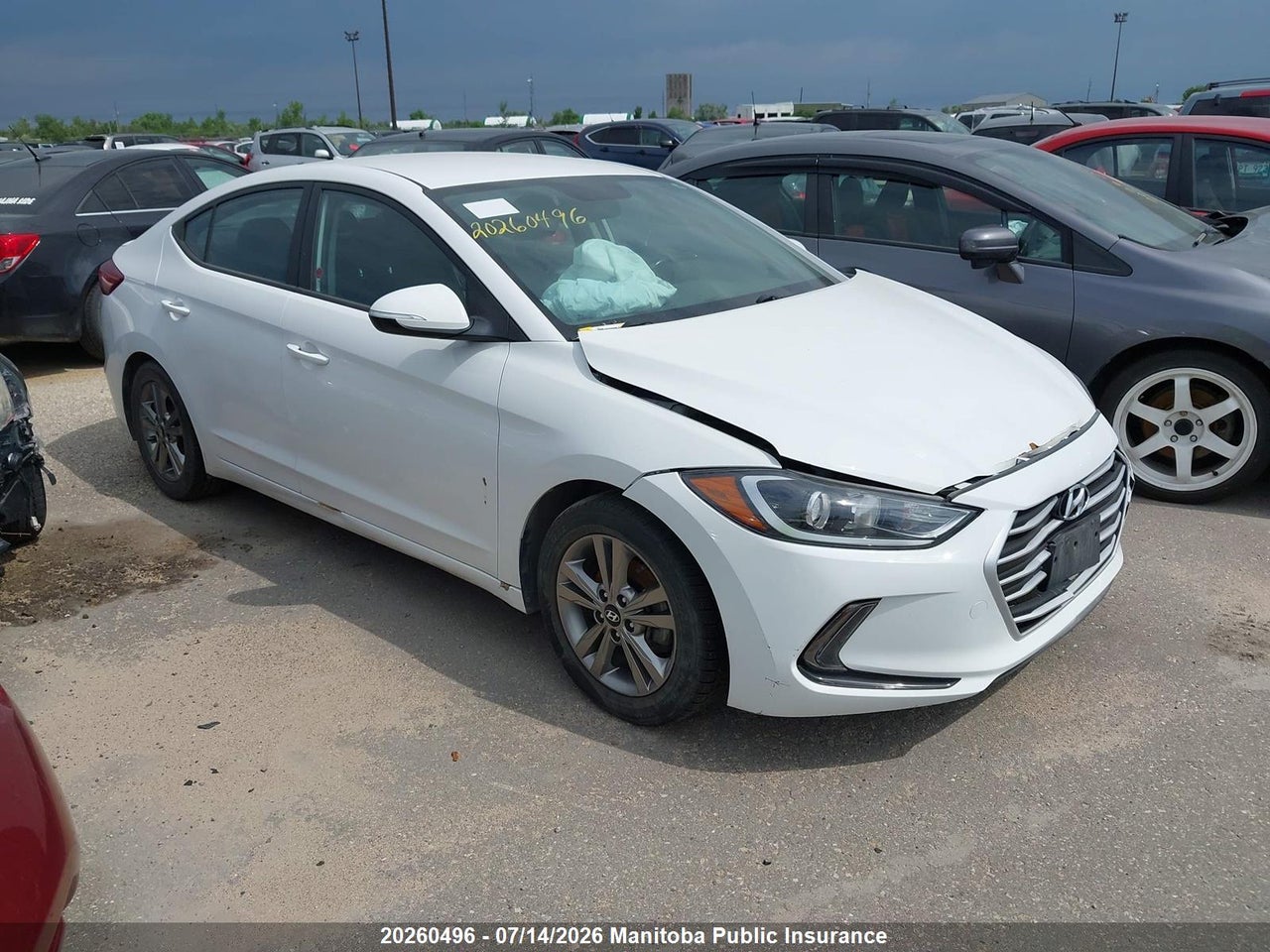 KMHD84LF4JU723423 · 2018 HYUNDAI ELANTRA GL