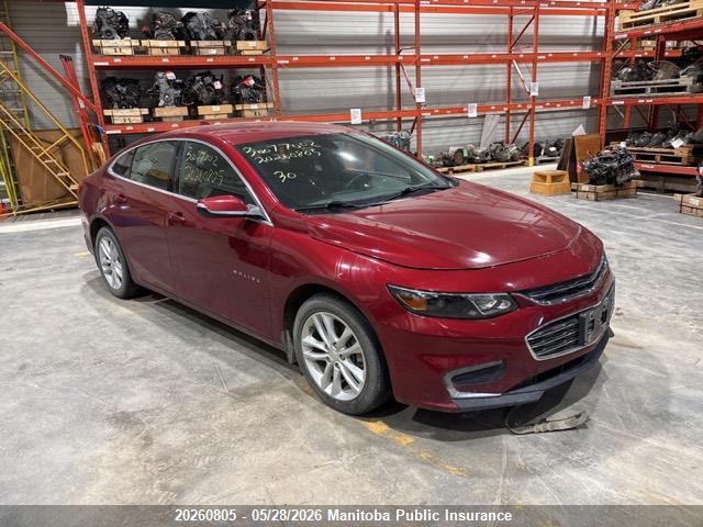 1G1ZE5ST7HF281583 · 2017 CHEVROLET MALIBU LT