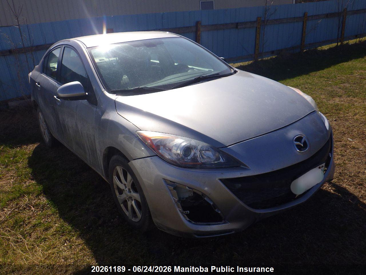 JM1BL1VF7B1395066 · 2011 MAZDA MAZDA3 GS