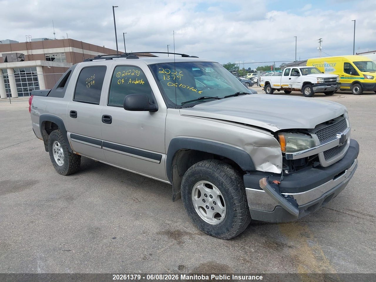 3GNEK12T44G260293 · 2004 CHEVROLET AVALANCHE 1500
