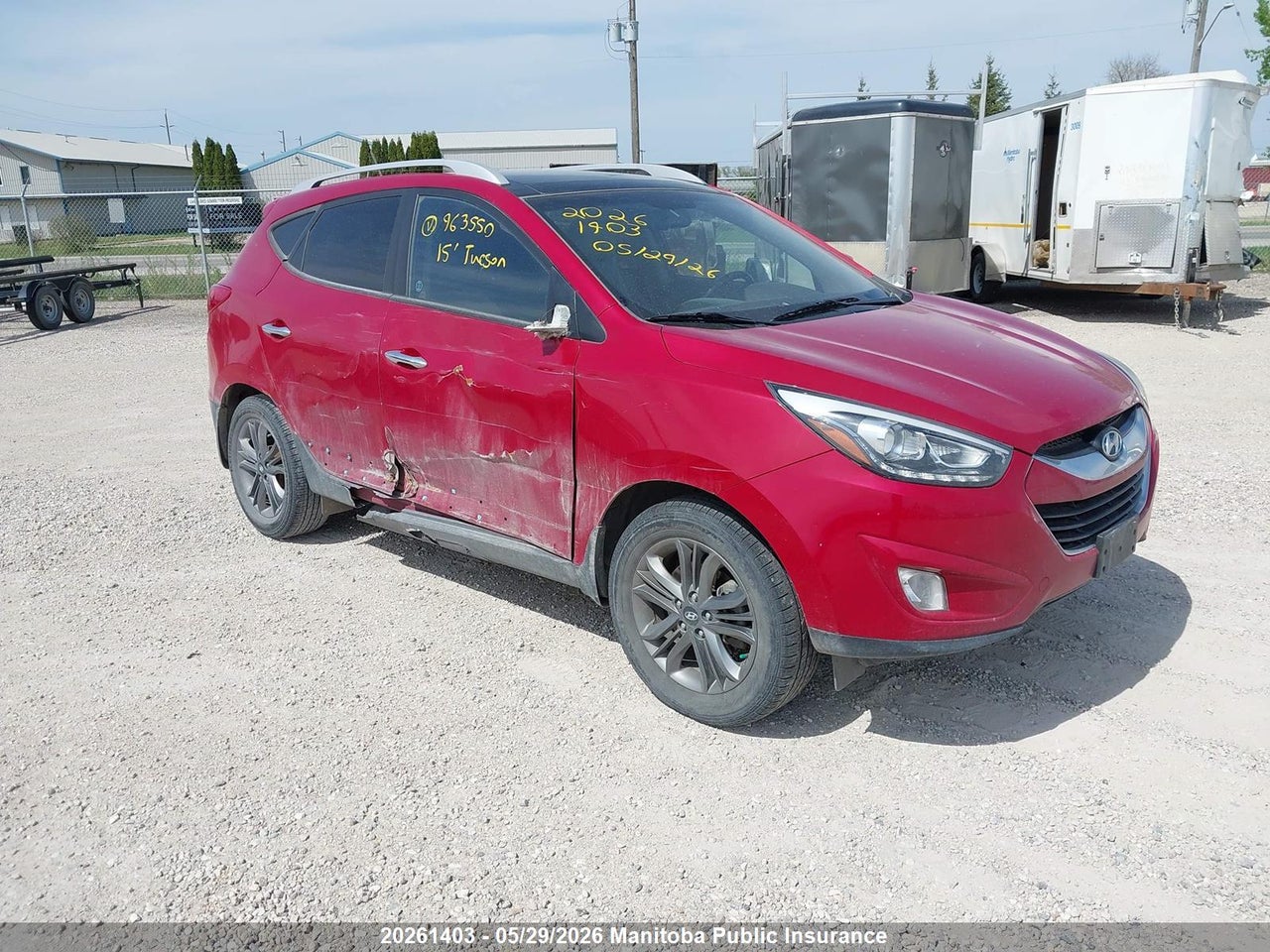 KM8JUCAG0FU963550 · 2015 HYUNDAI TUCSON GLS