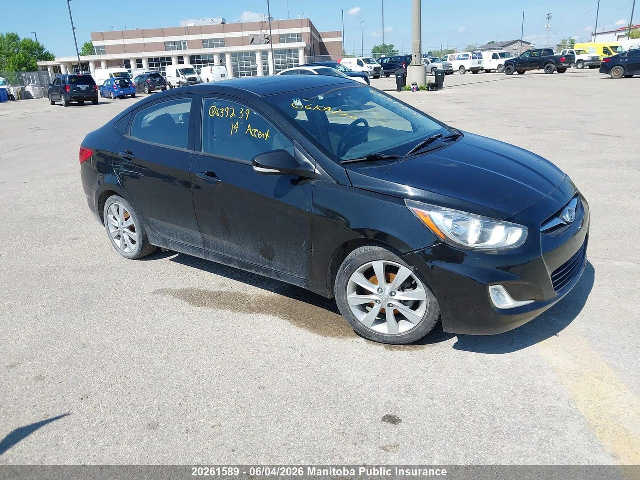 KMHCU4AE8EU639239 · 2014 HYUNDAI ACCENT GLS