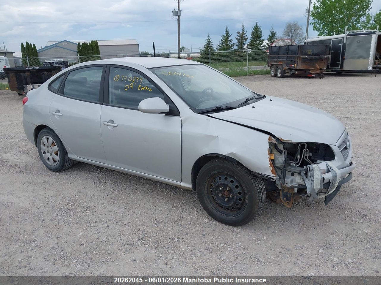 KMHDU45DX9U790899 · 2009 HYUNDAI ELANTRA GL