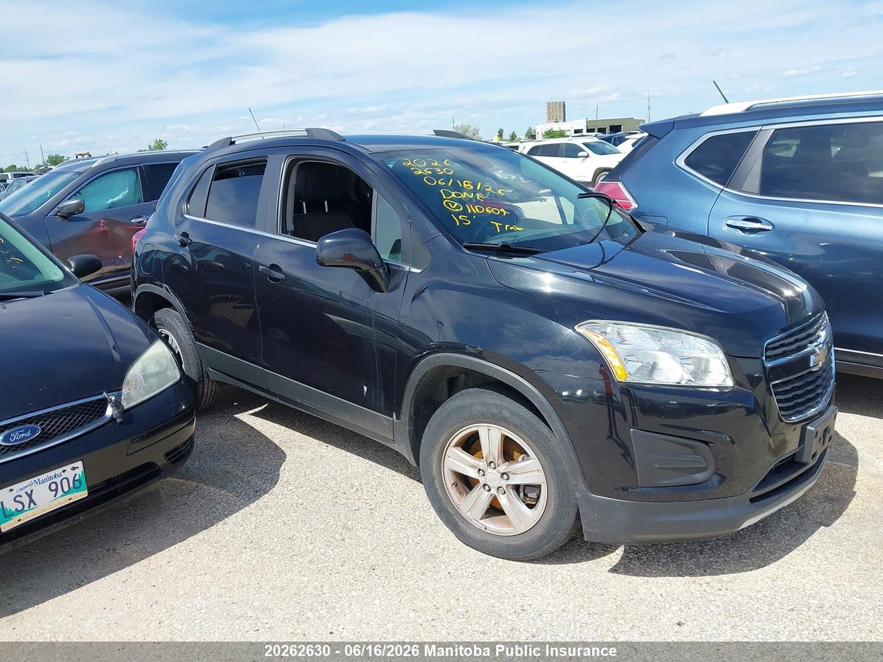 3GNCJSSB0FL110604 · 2015 CHEVROLET trax lt