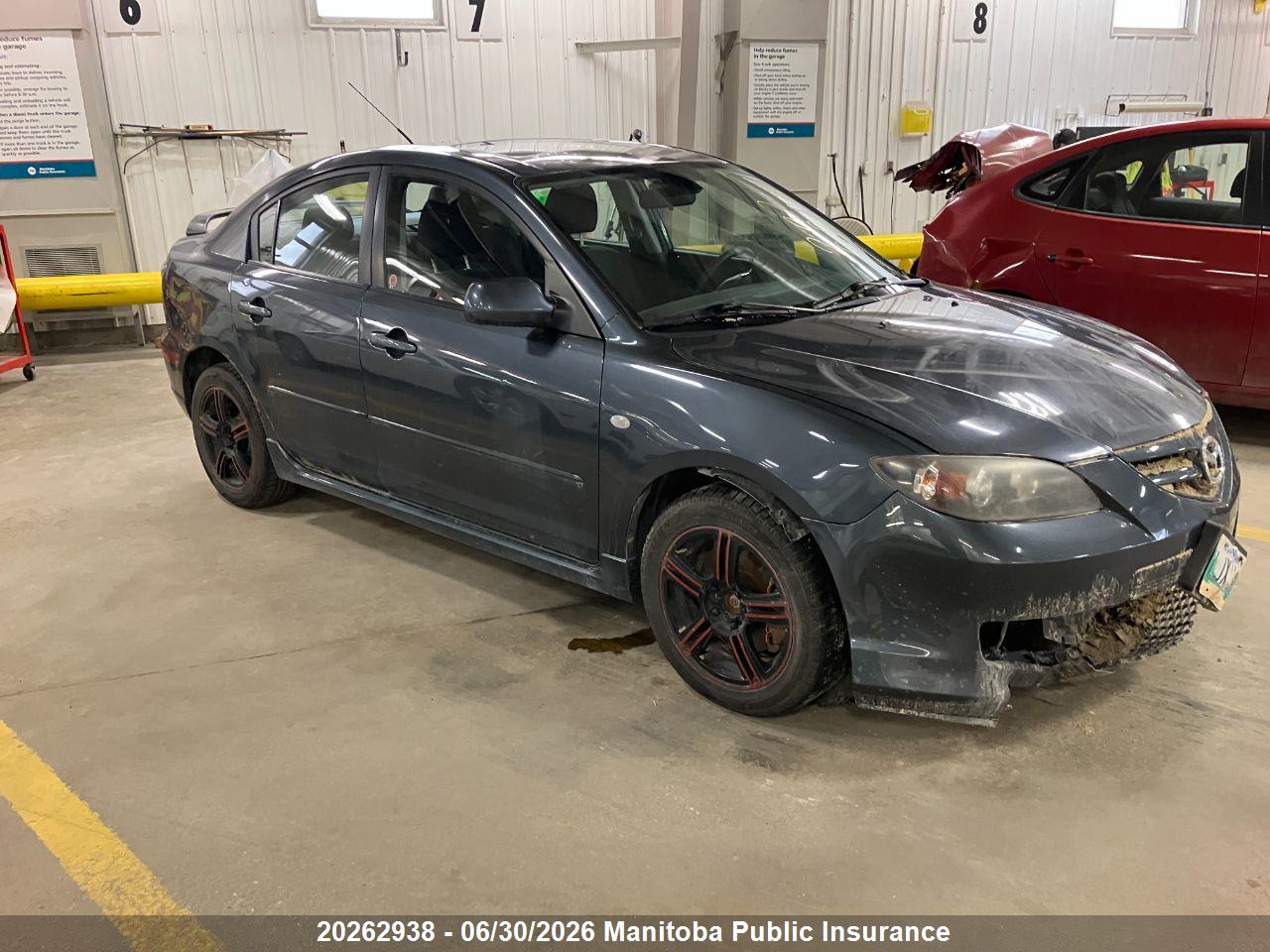 JM1BK323381170130 · 2008 MAZDA MAZDA3 GT