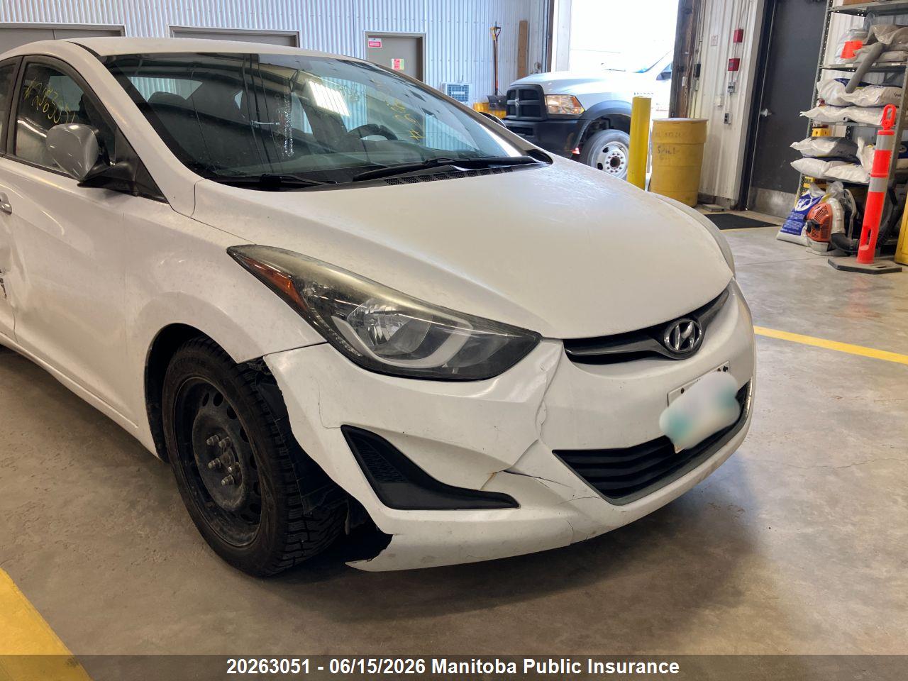 5NPDH4AE1FH608052 · 2015 HYUNDAI ELANTRA GL
