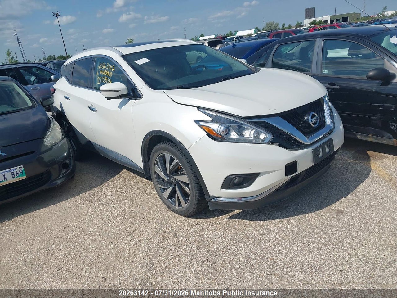 5N1AZ2MH5GN133934 · 2016 NISSAN MURANO PLATINUM