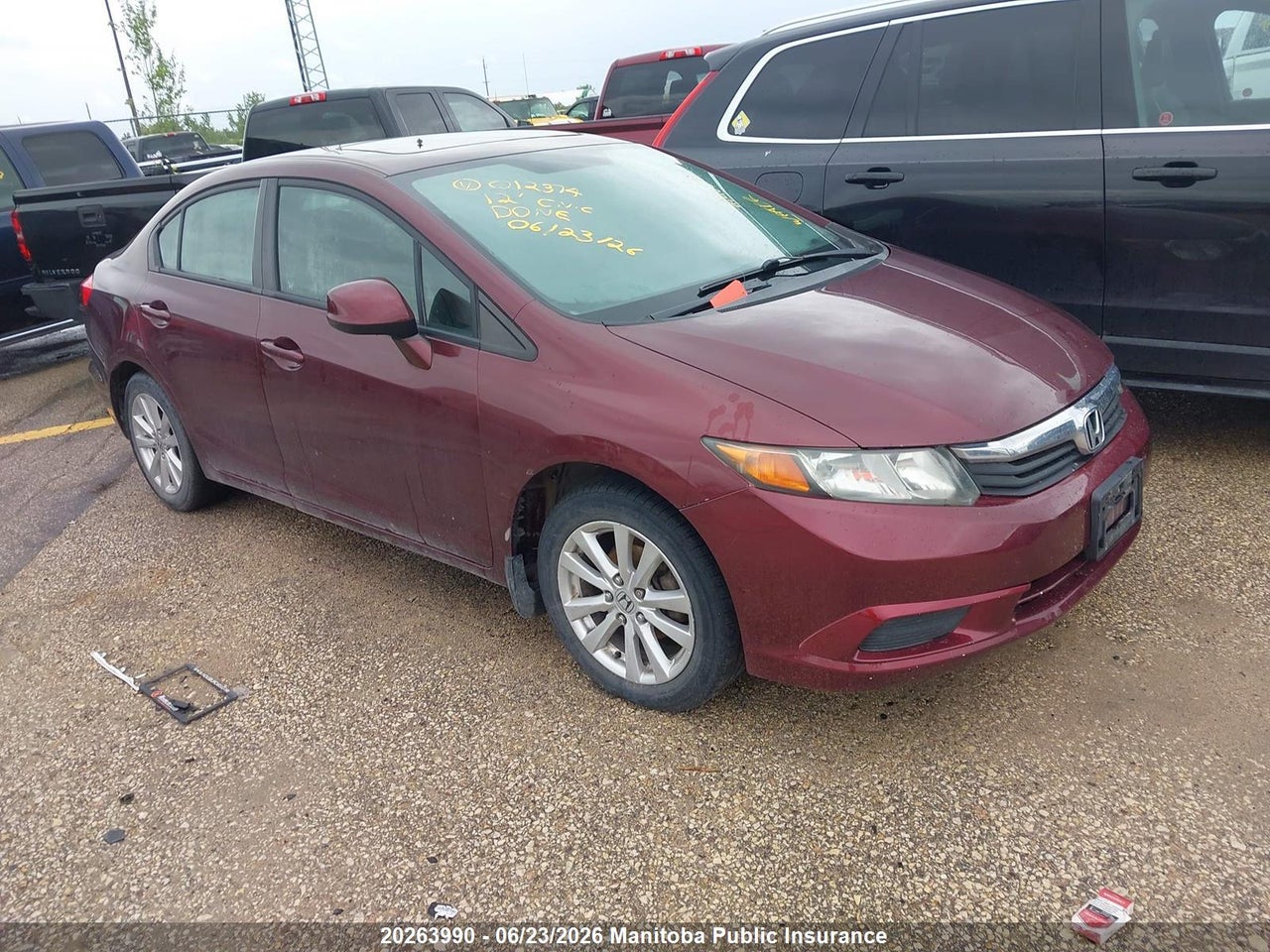 2HGFB2F55CH012374 · 2012 HONDA CIVIC EX
