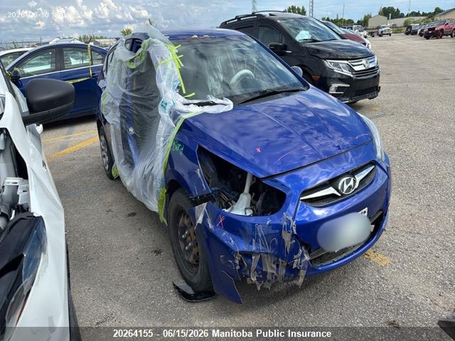 KMHCT5AEXDU132494 · 2013 HYUNDAI ACCENT GL