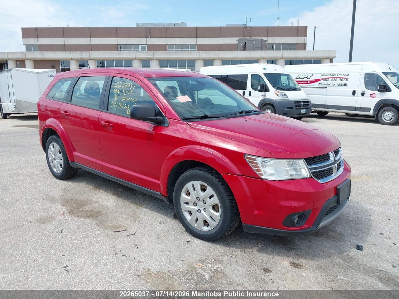 3C4PDCAB7JT417009 · 2018 DODGE JOURNEY SE