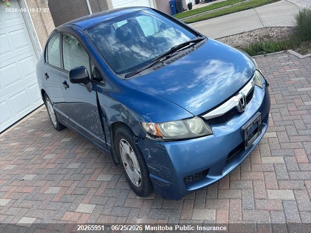 2HGFA1F49AH045489 · 2010 HONDA CIVIC DX-G