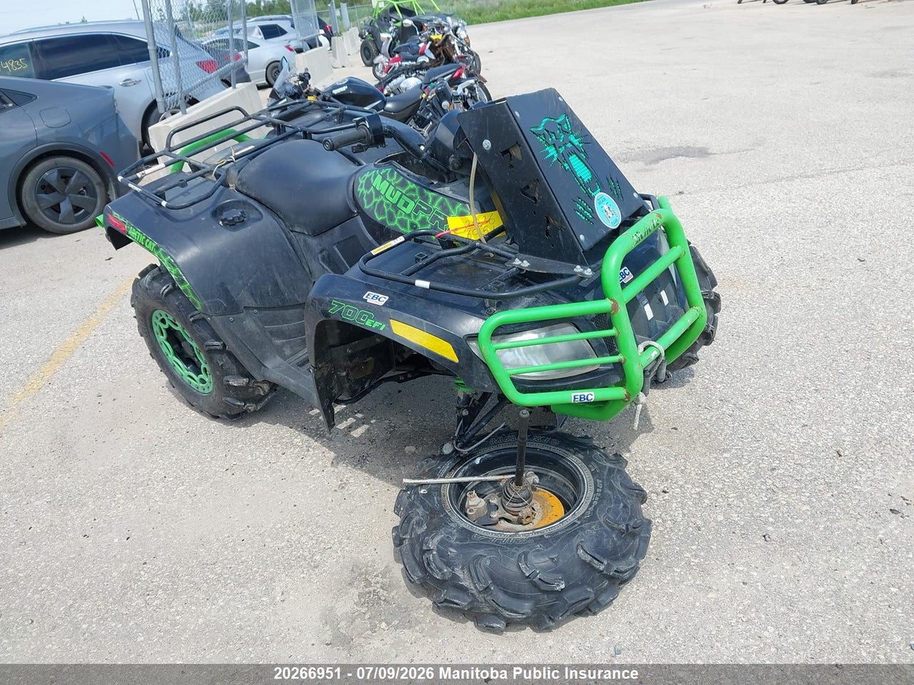 4UF16ATV0GT203519 · 2016 ARCTIC CAT 700 MUDPRO LIMITED EPS EFI 4X4