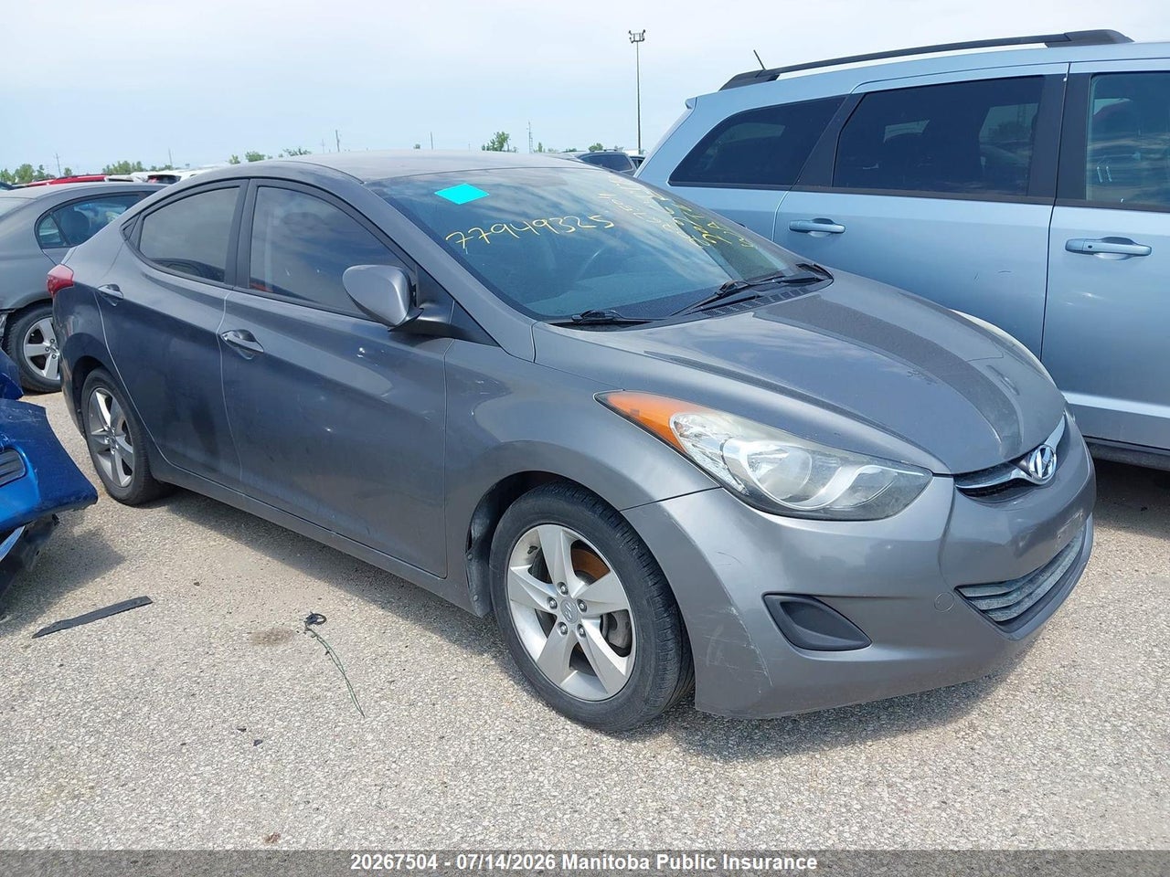 5NPDH4AE9DH327629 · 2013 HYUNDAI ELANTRA GL