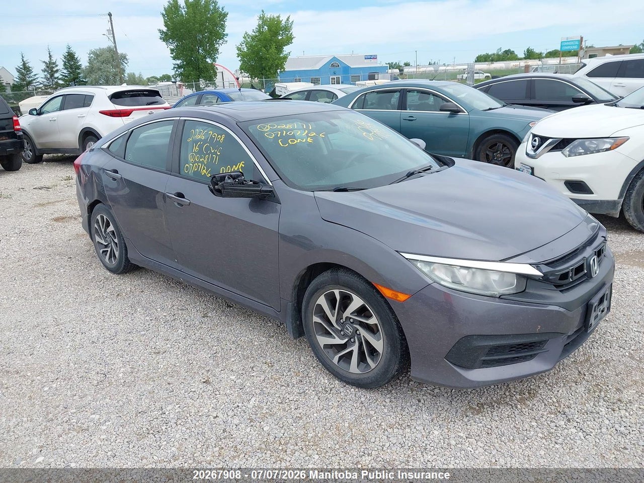 2HGFC2F7XGH028171 · 2016 HONDA CIVIC EX