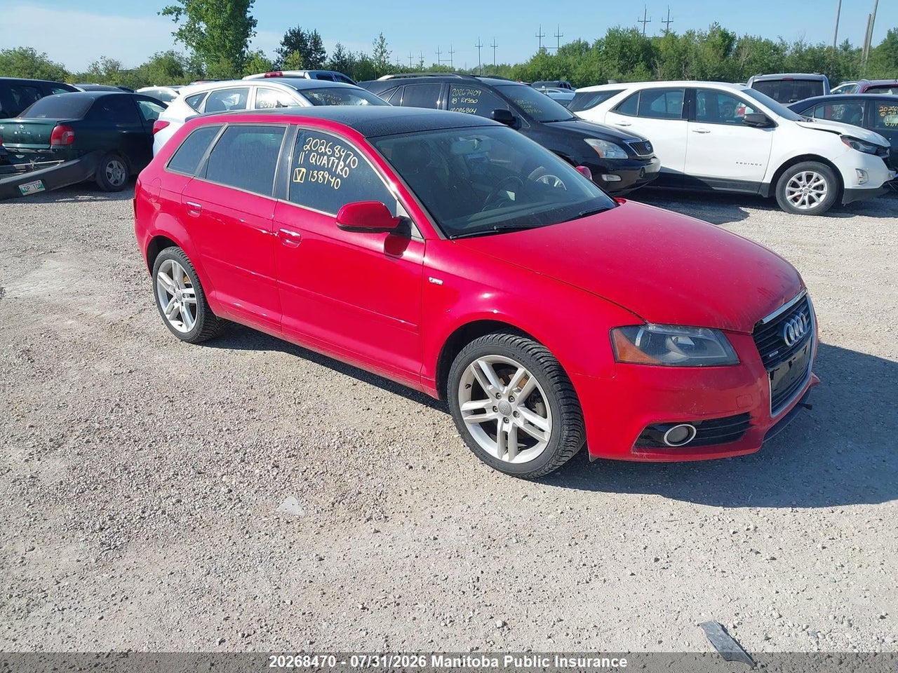WAUDFCFM4BA138940 · 2011 AUDI A3 2.0T QUATTRO