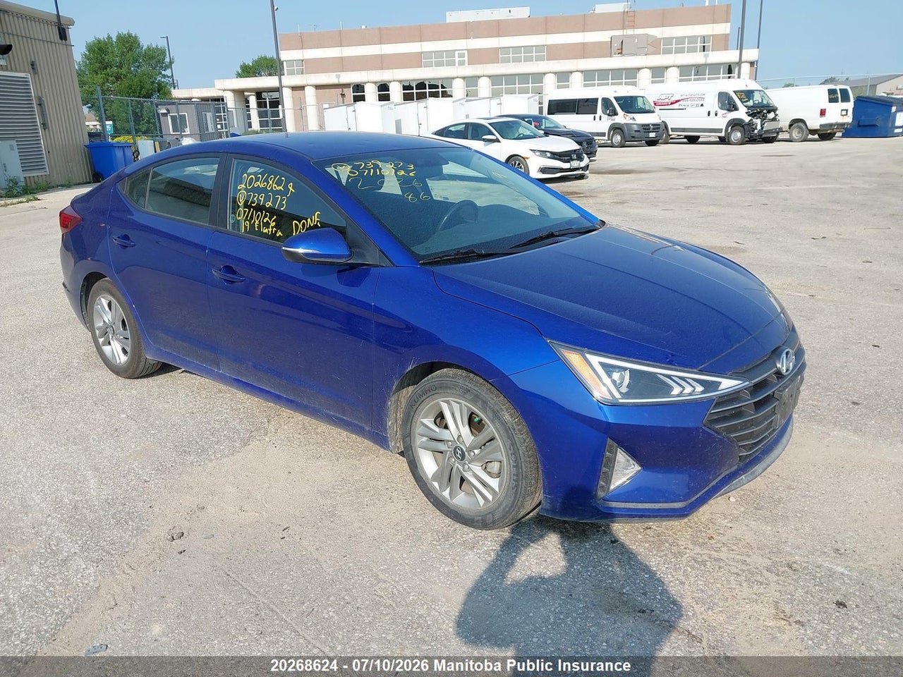 KMHD84LF1KU739273 · 2019 HYUNDAI ELANTRA SEL/VALUE/LIMITED