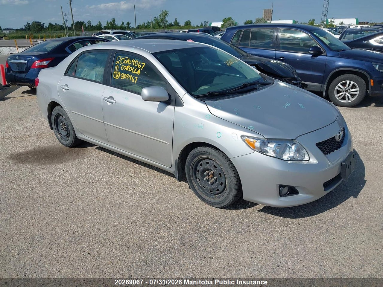 2T1BU4EE6AC205967 · 2010 TOYOTA COROLLA LE