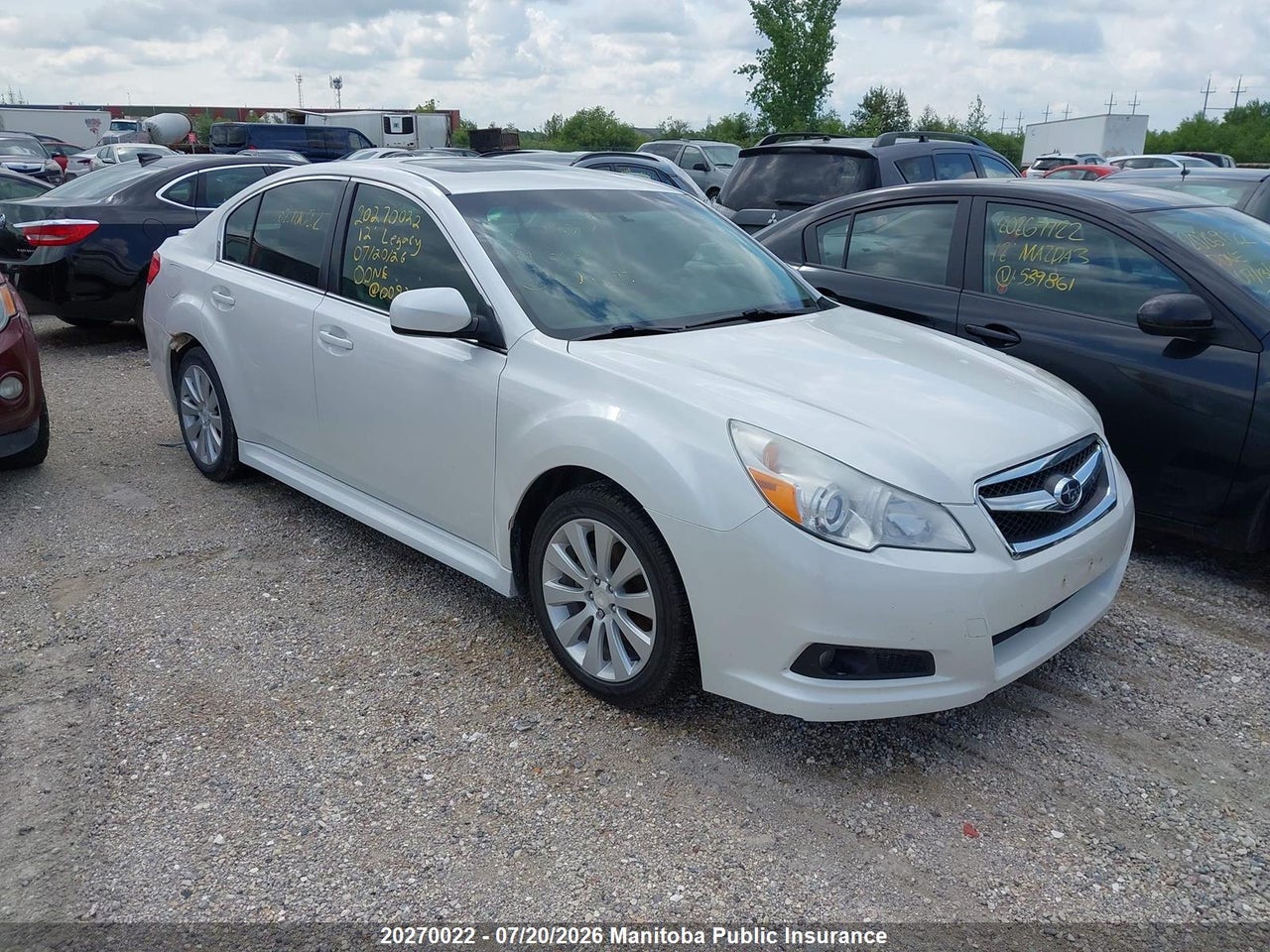 4S3BMGG63C3009200 · 2012 SUBARU LEGACY 2.5I