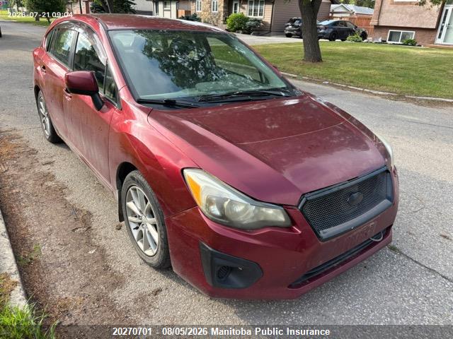 JF1GPAC61CH236121 · 2012 SUBARU impreza 2.0I