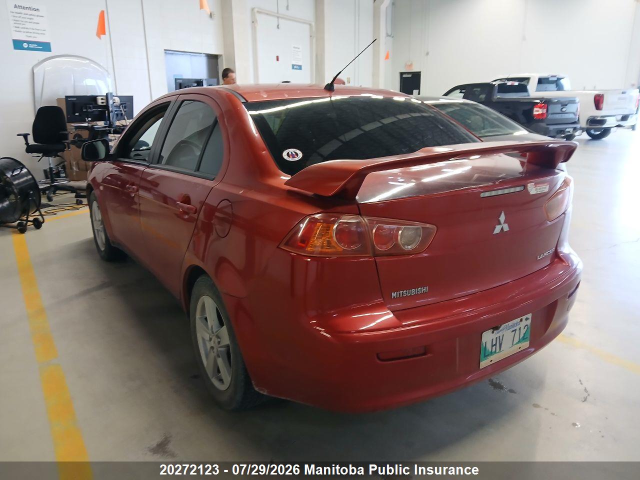 JA3AU26U38U602084 · 2008 MITSUBISHI LANCER ES