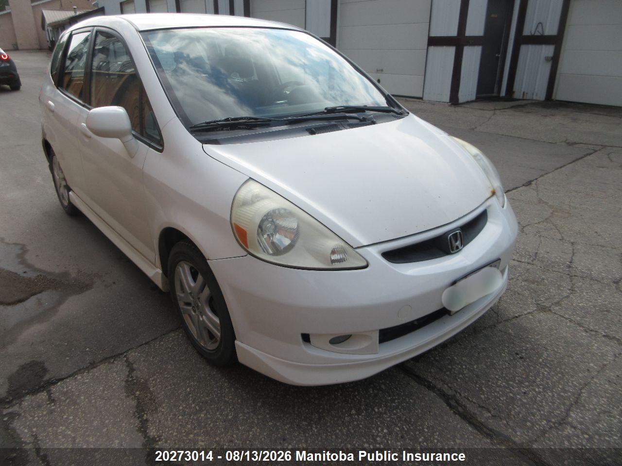 JHMGD37628S802952 · 2008 HONDA FIT SPORT