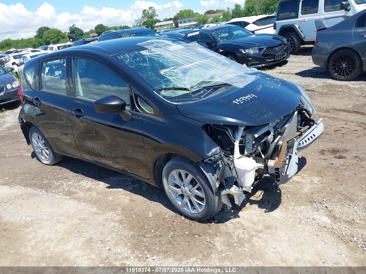 3N1CE2CP7KL357056 · 2019 NISSAN VERSA NOTE S/SR/SV