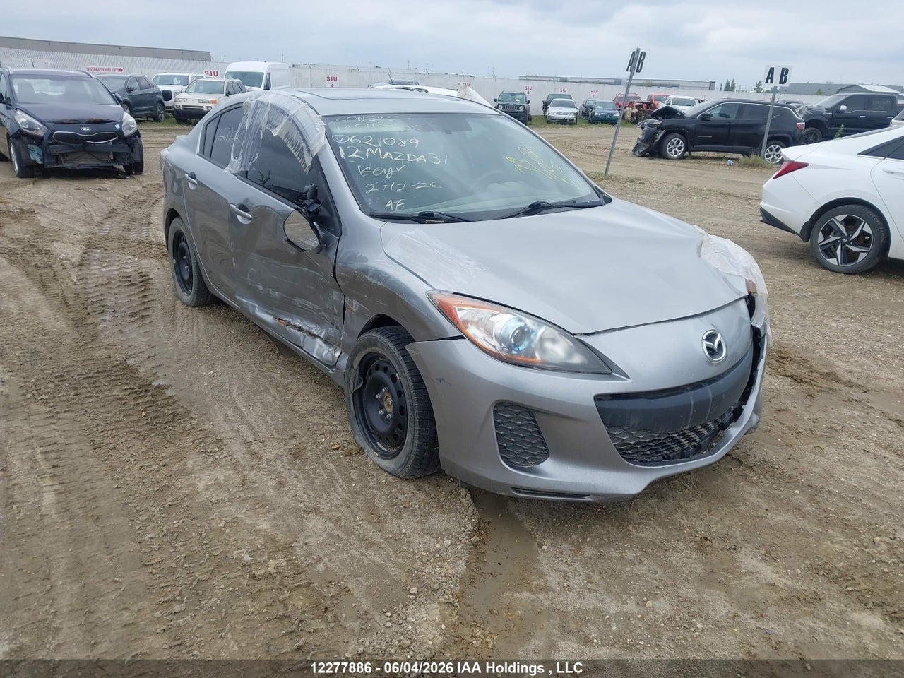 JM1BL1V78C1621089 · 2012 MAZDA 3 I