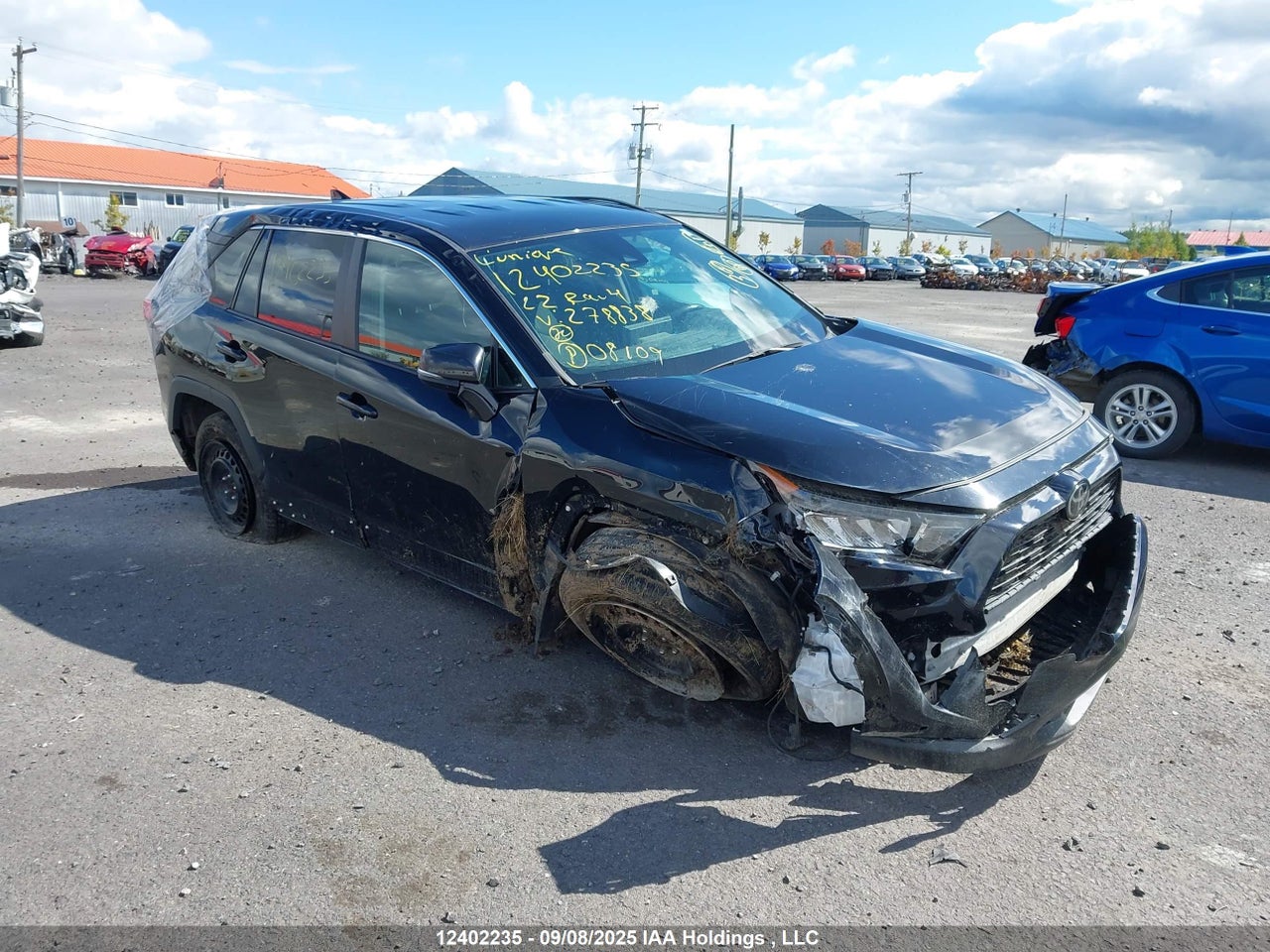 2T3B1RFV8NW278838 · 2022 TOYOTA RAV4 LE