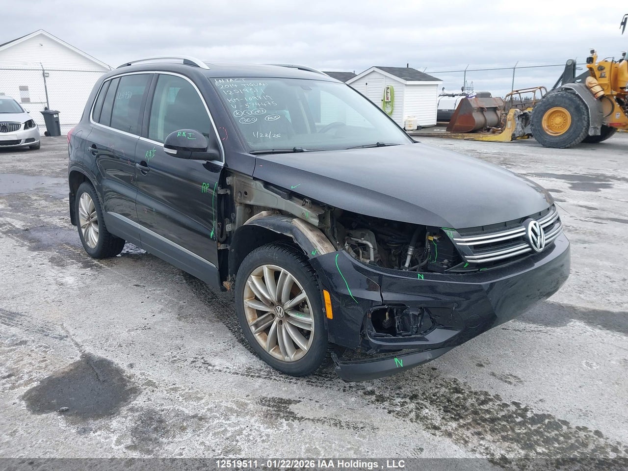 WVGJV3AX6EW574475 · 2014 VOLKSWAGEN TIGUAN COMFORTLINE/HIGHLINE/TRENDLINE