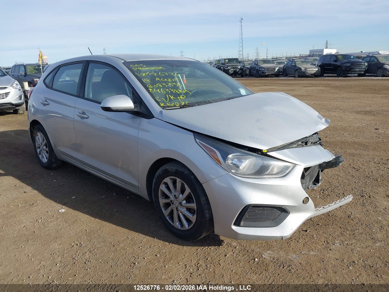 3KPC25A35KE083335 · 2019 HYUNDAI ACCENT PREFERRED