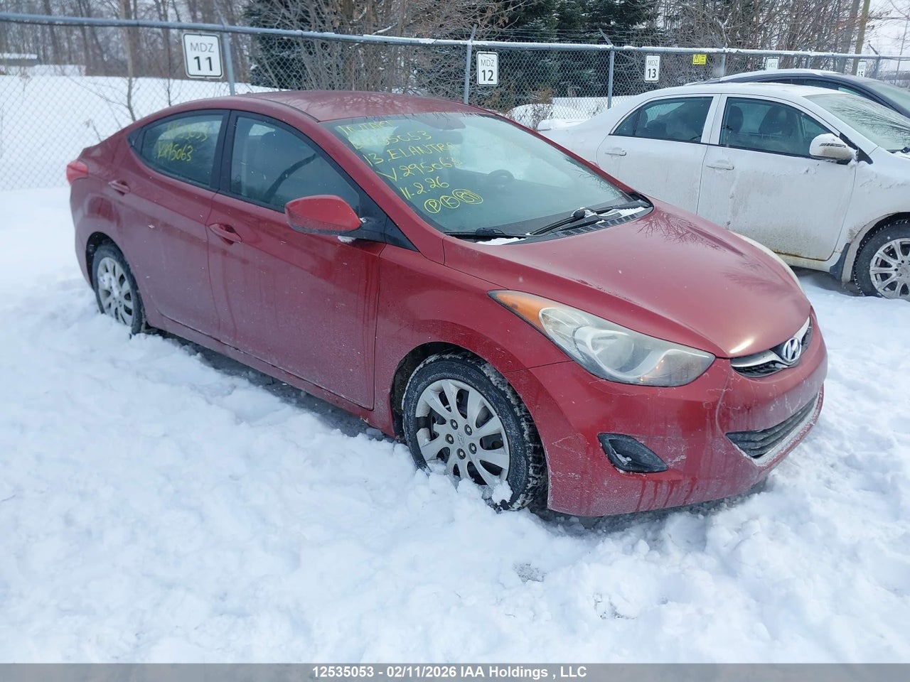 5NPDH4AEXDH295063 · 2013 HYUNDAI ELANTRA · 1/12