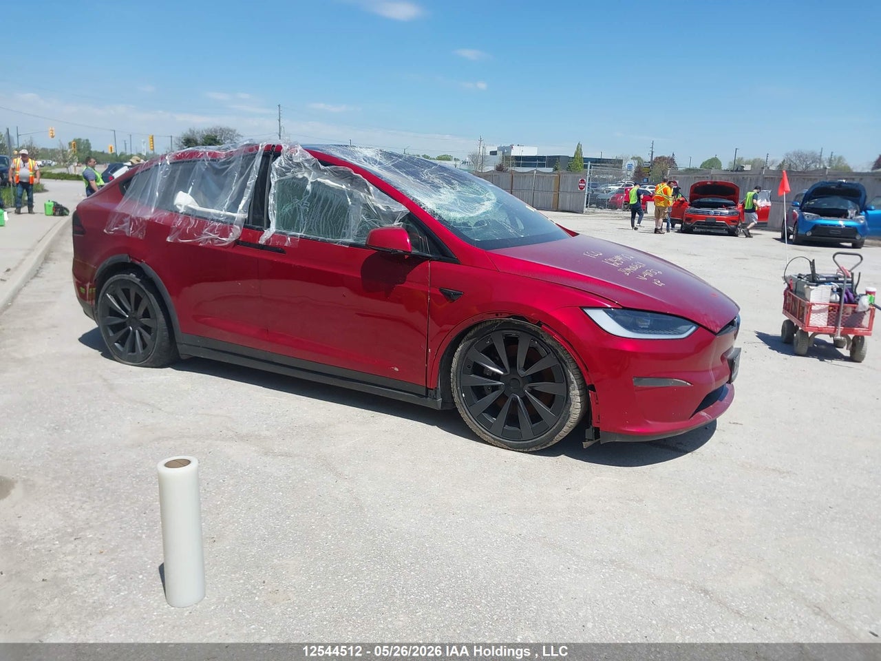 7SAXCBE56PF411312 · 2023 TESLA MODEL X AWD/STANDARD RANGE · 1/12