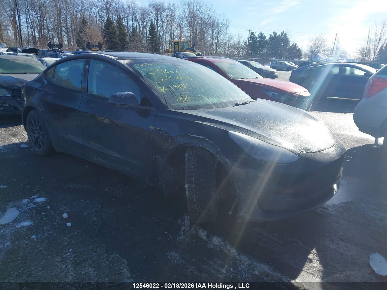5YJ3E1EA0NF194351 · 2022 TESLA MODEL 3 RWD/STANDARD RANGE