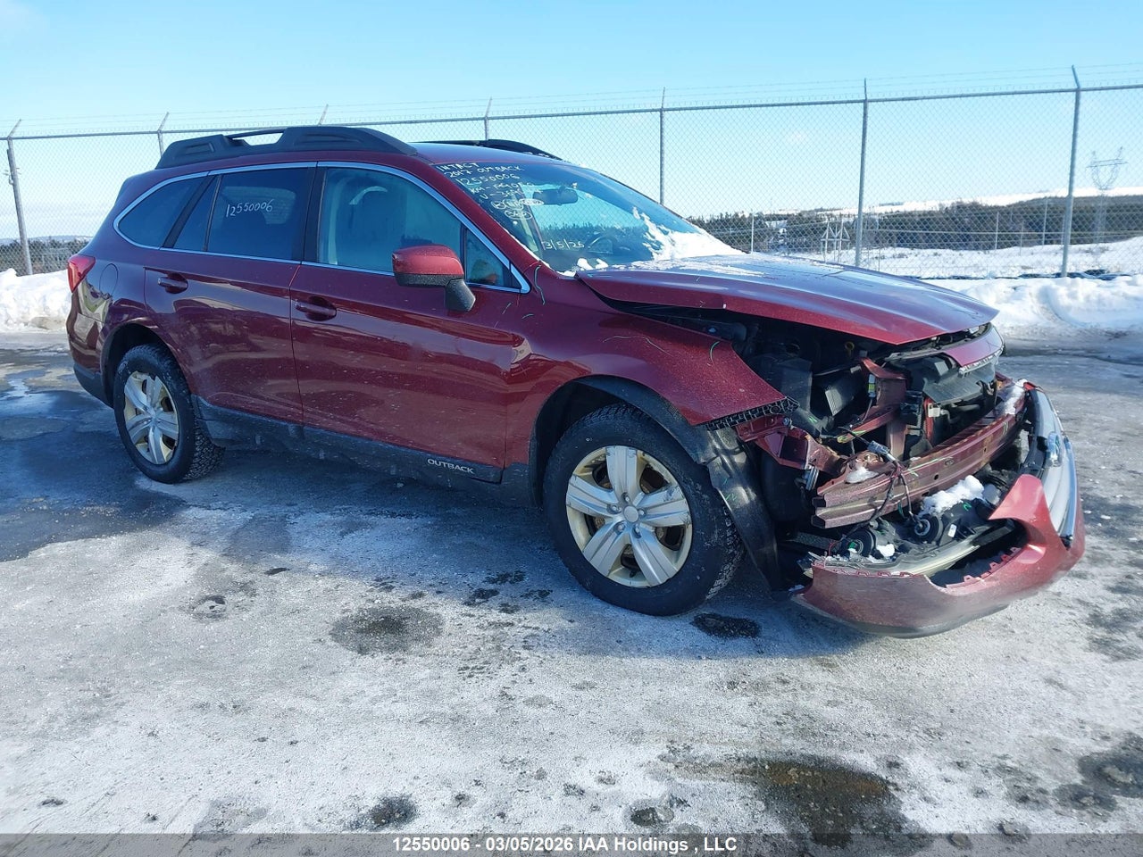 4S4BSCAC1H3369047 · 2017 SUBARU OUTBACK 2.5I