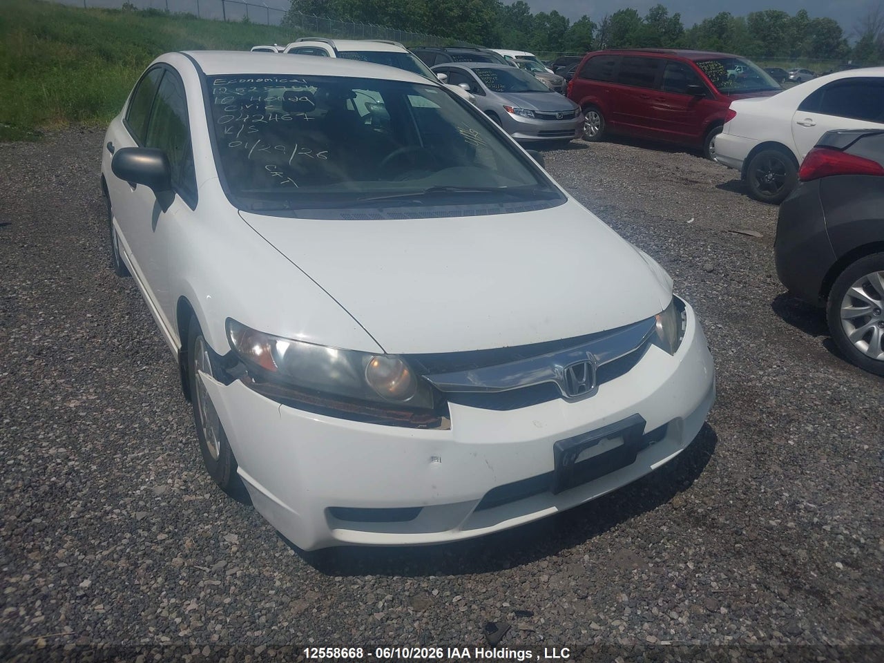 2HGFA1F46AH042467 · 2010 HONDA CIVIC DX-G