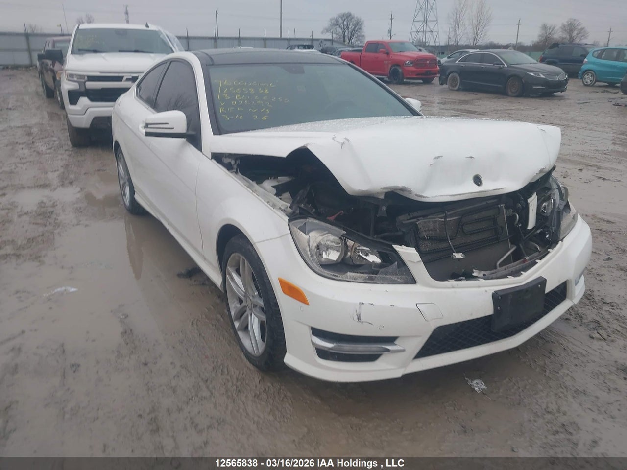 WDDGJ4HB9DG****** · 2013 MERCEDES BENZ C 250 · 1/12