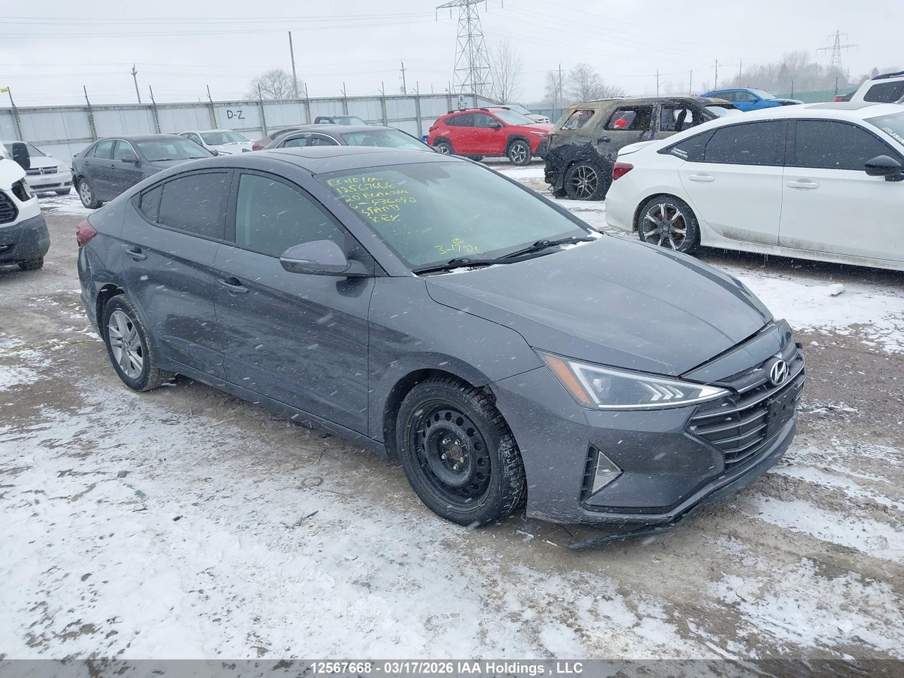 KMHD84LF5LU936092 · 2020 HYUNDAI ELANTRA SEL/VALUE/LIMITED
