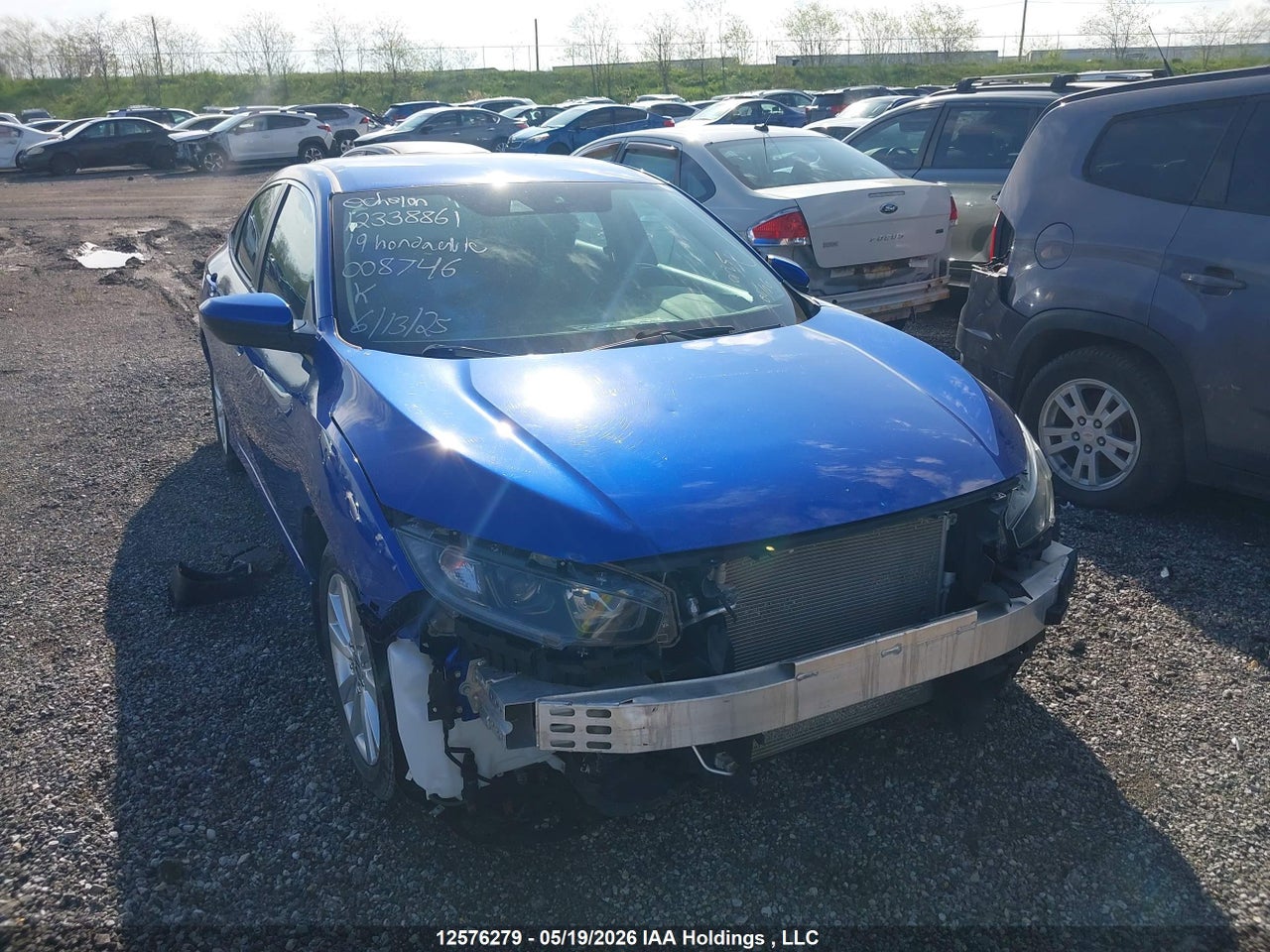 2HGFC2F52KH008746 · 2019 HONDA CIVIC LX · 1/12