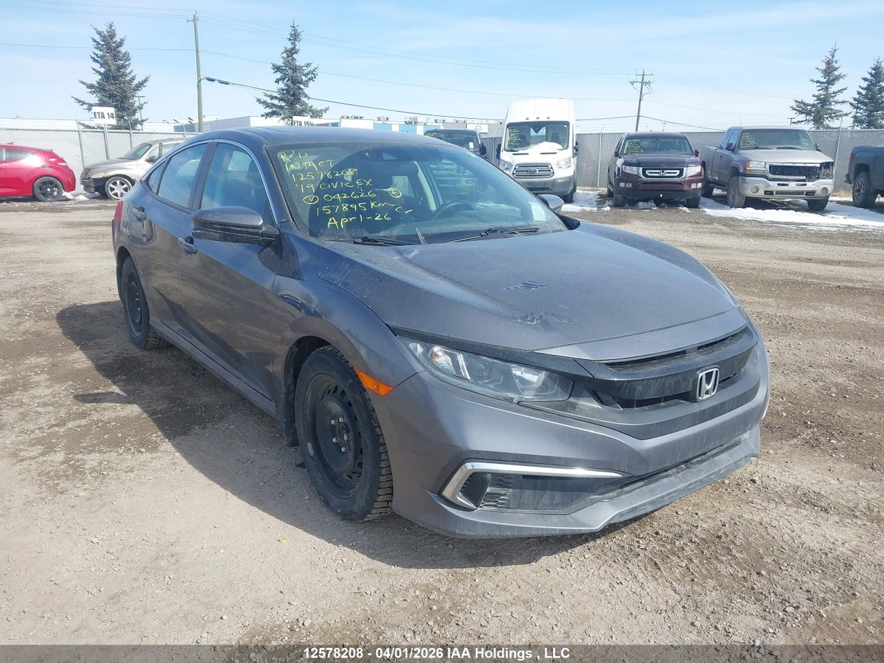 2HGFC2F76KH042626 · 2019 HONDA CIVIC EX