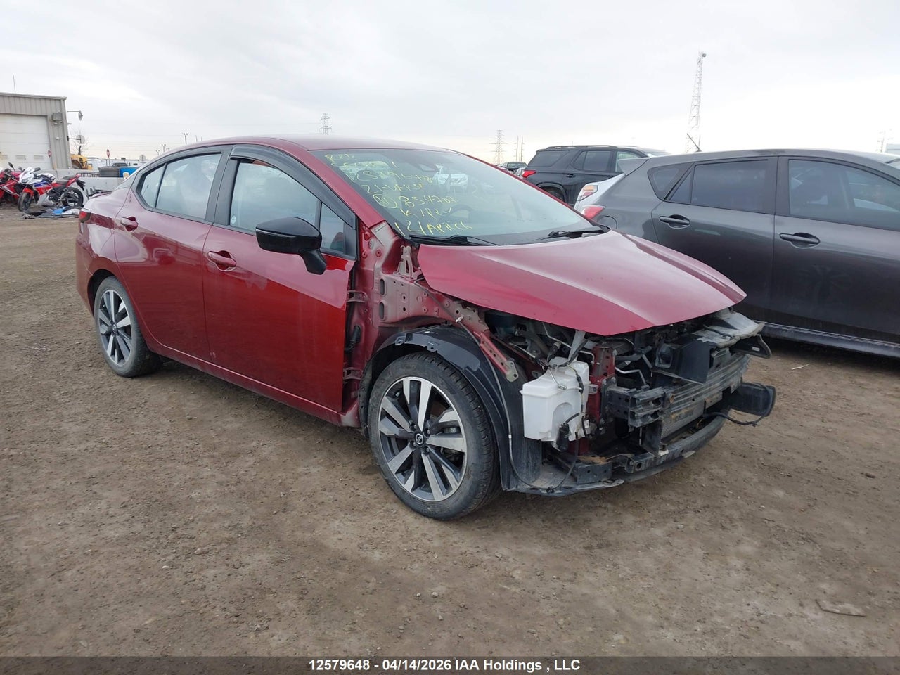3N1CN8FV9ML854707 · 2021 NISSAN VERSA SR · 1/12