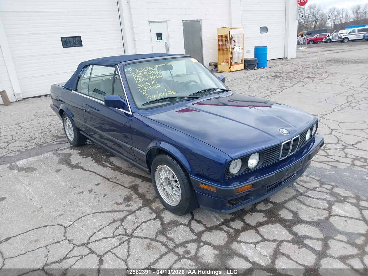 WBABB2306NE****** · 1992 BMW 325 IC AUTOMATIC · 1/12