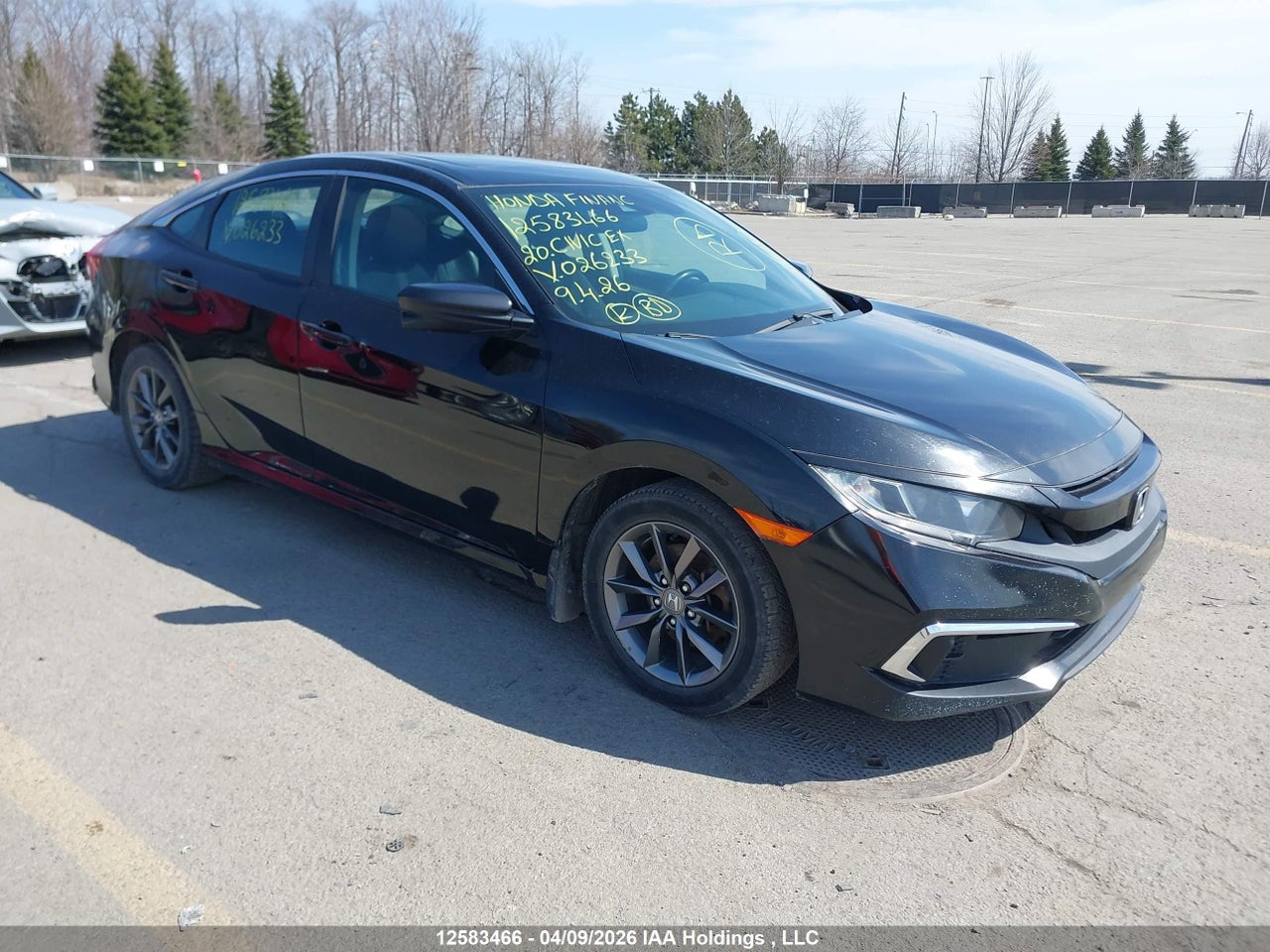 2HGFC2F74LH026233 · 2020 HONDA CIVIC EX