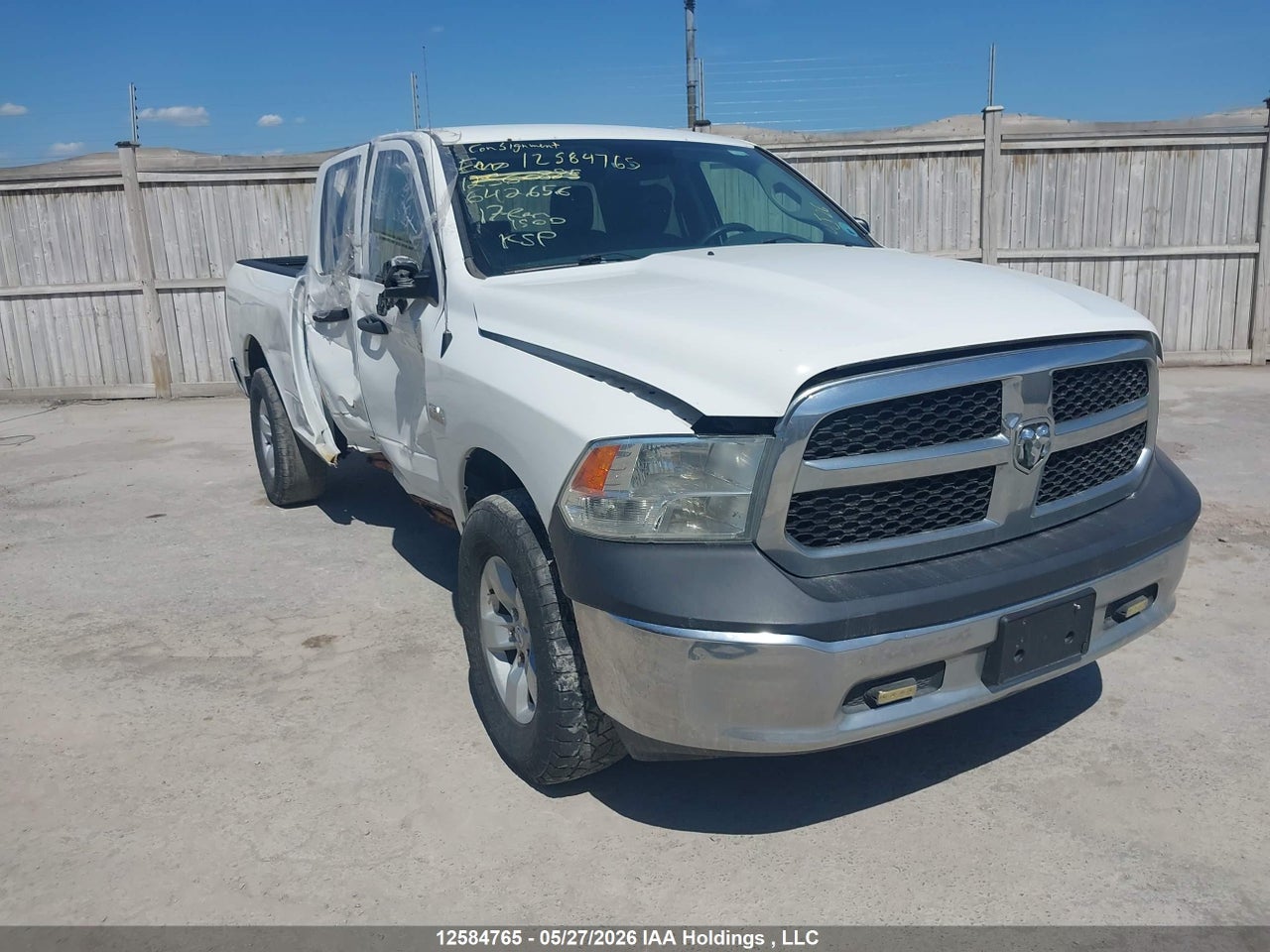 1C6RR7FT6HS****** · 2017 RAM 1500 ST