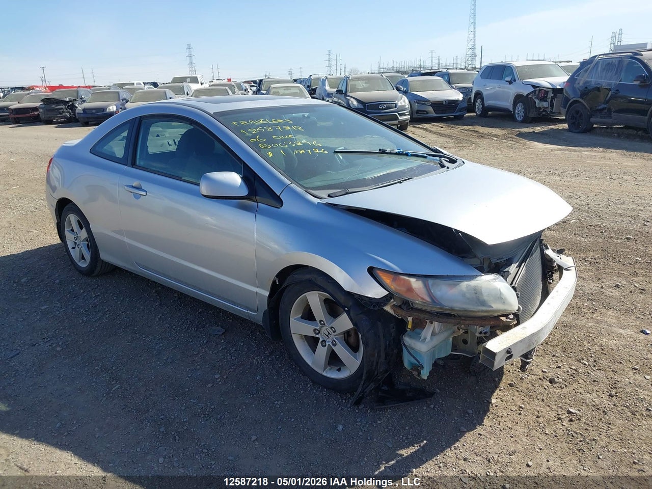 2HGFG11886H003296 · 2006 HONDA CIVIC EX