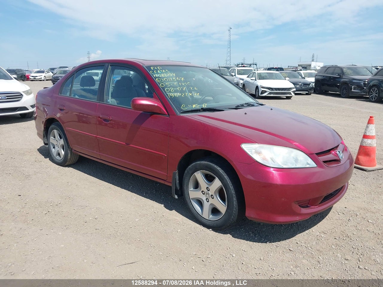 2HGES16845H012367 · 2005 HONDA CIVIC EX