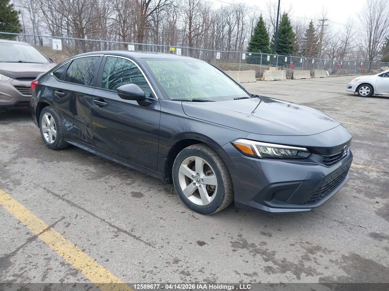 2HGFE2F30NH****** · 2022 HONDA CIVIC EX · 1/12