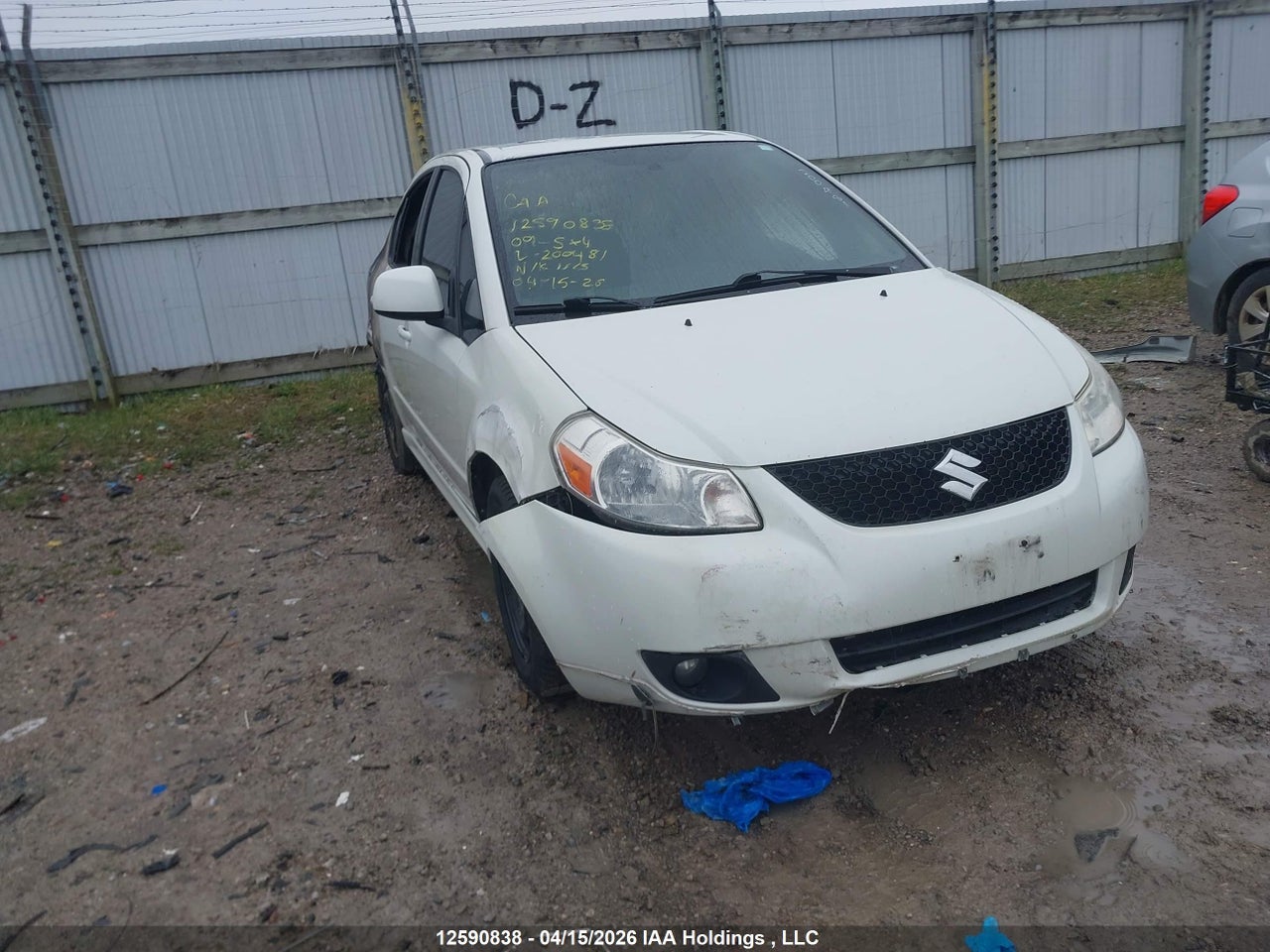 JS2YC415596200481 · 2009 SUZUKI SX4