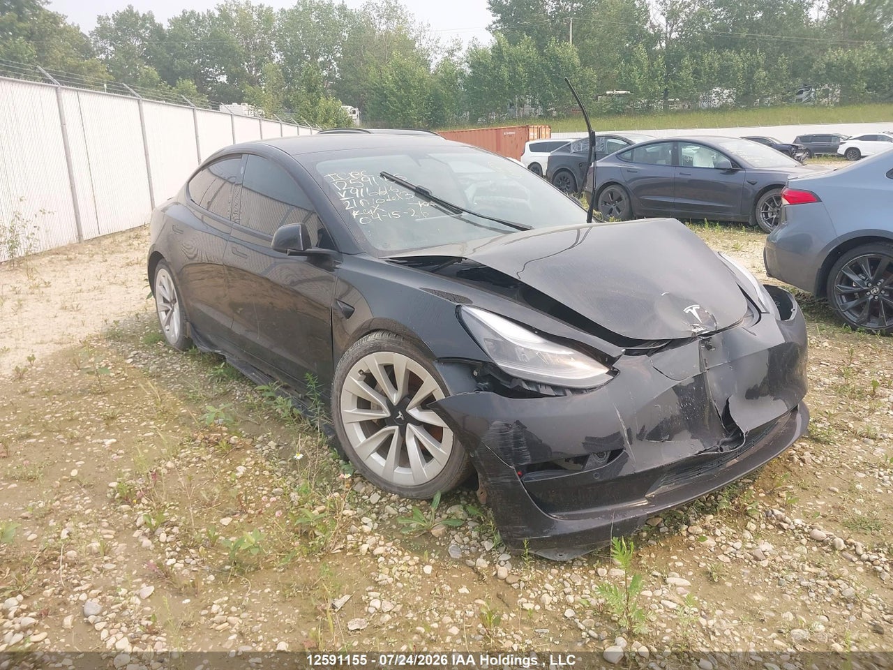 5YJ3E1EB7MF916616 · 2021 TESLA MODEL 3 · 1/12