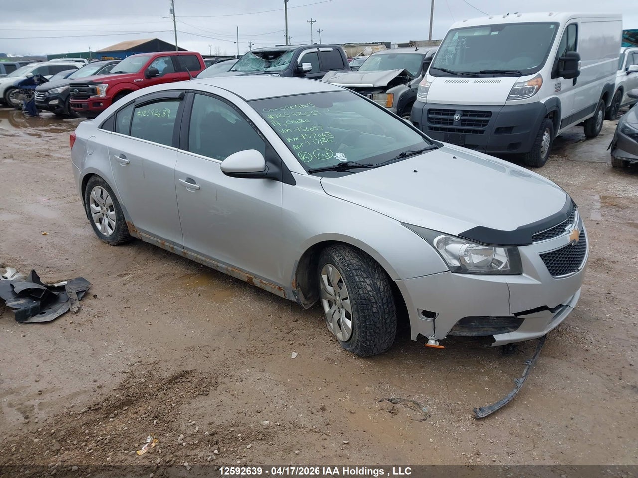 1G1PC5SB5E7156057 · 2014 CHEVROLET CRUZE 1LT