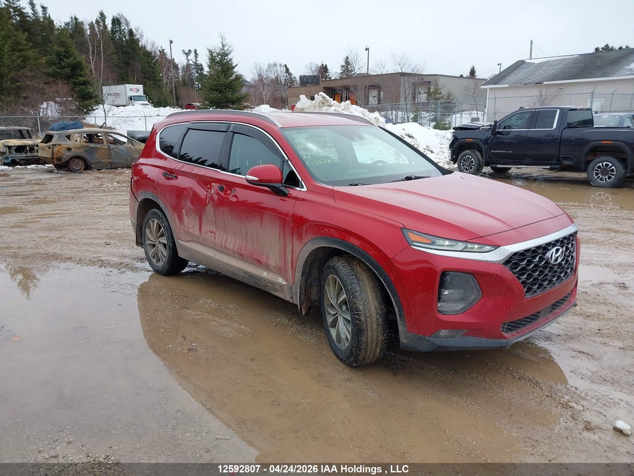 5NMS3CAD1KH078003 · 2019 HYUNDAI SANTA FE PREFERRED 2.4 · 1/12